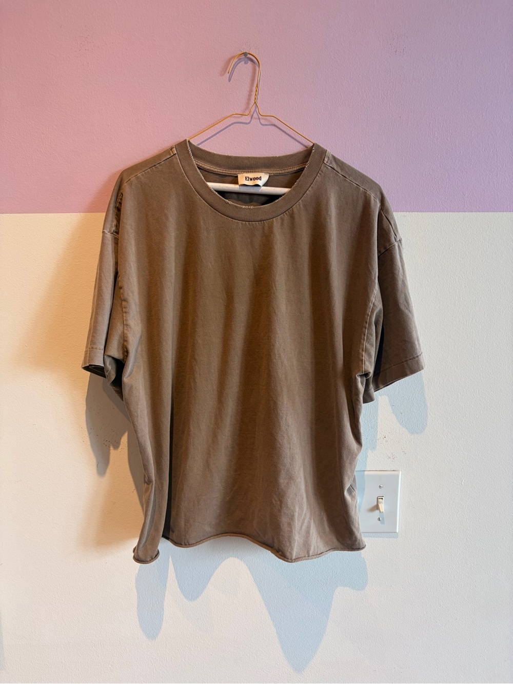 Elwood Cropped Drop Shoulder Tee